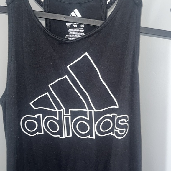 Older Kids Adidas Tennis Dress Black and White - Picture 2 of 5